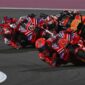 Marc Marquez saat tampil agresif di MotoGP Americas 2025, Circuit of the Americas, Austin, Texas, Minggu (14/4/2025) (Foto: Istimewa).