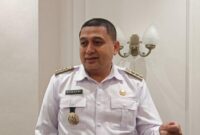 Wali Kota Makassar Munafri Arifuddin saat menyampaikan bakal merombak Direksi Perusda dari hasil evaluasi kinerja, di LAN RI Antang, Makassar Kamis (17/4/2025) (Foto: Istimewa).