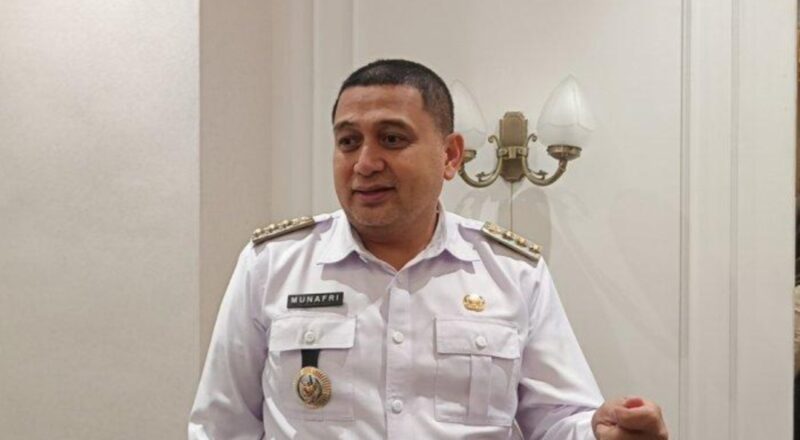 Wali Kota Makassar Munafri Arifuddin saat menyampaikan bakal merombak Direksi Perusda dari hasil evaluasi kinerja, di LAN RI Antang, Makassar Kamis (17/4/2025) (Foto: Istimewa).