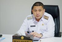 Wali Kota Makassar Munafri Arifuddin resmk mengumumkan susunan baru Direksi dan Dewas Perusda di Balai Kota Makassar, Senin (21/4/2025) (Foto: Istimewa).