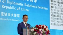 Menteri Luar Negeri Sugiono menyampaikan belasungkawa atas wafatnya Paus Fransiskus, di Beijing, pada Senin, (21/4/2025) (Foto: Istimewa).