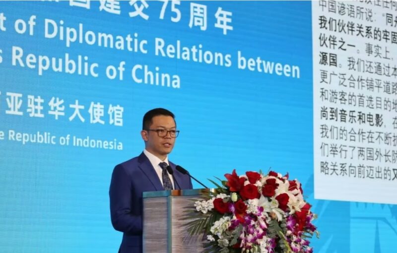 Menteri Luar Negeri Sugiono menyampaikan belasungkawa atas wafatnya Paus Fransiskus, di Beijing, pada Senin, (21/4/2025) (Foto: Istimewa).