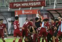 PSM Makassar berpeluang raih gelar juara ASEAN Club Championship Shopee Cup 2025, di leg kedua Juku Eja kembali bertemu Cong An Ha Noi (CAHN) FC, di Stadion Hang Day, Vietnam pada 30 April 2025 mendatang (Foto: Istimewa).