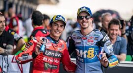 Alex Marquez akhirnya mencatatkan sejarah manis dalam karier MotoGP-nya dengan memenangkan MotoGP Spanyol 2025 di Sirkuit Jerez. Balapan yang digelar pada Minggu (27/4/2025) malam WIB (Foto: Istimewa).