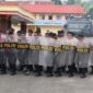 Polres Tana Toraja menggelar Pelatihan Pengendalian Massa (Dalmas) di Lapangan Apel Mapolres Tana Toraja Pada Rabu pagi, (30/4/2025) (Foto: Humas).