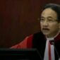 Ketua Mahkamah Konstitusi, Suhartoyo, membacakan putusan pembatasan pasal pencemaran nama baik UU ITE di Gedung MK, Jakarta, Selasa, (28/4/2025) (Foto: Istimewa).