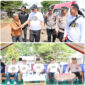 Kapolres Tana Toraja AKBP Budi Hermawan mengerahkan personel gabungan demi mengamankan Kejurprov Road Race IMI Sulsel 2025 yang digelar di Sirkuit Bandara Lama Pongtiku, Kecamatan Rantetayo Kabupaten Tana Toraja pada Senin (26/5/2025) (Foto: Humas).