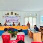 Kepala Dinas Perindustrian, Perdagangan, Koperasi dan UMKM Toraja Utara Amos H Pattola, saat melakukan Sosialisasi pembentukan Koperasi Lembang/Kelurahan Merah Putih di Kecamatan Tondon dan Nanggala, Selasa (20/5/25). (Zul/gasingnews.com)