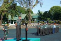 Pangdam XIV Hasanuddin, Mayjen TNI Windiyatno, saat memberikan arahan pada 