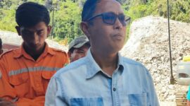 Direktur CV. Bangsa Damai Terry Banti, yang di temui di lokasi pertambangan, Rabu (28/5/25).