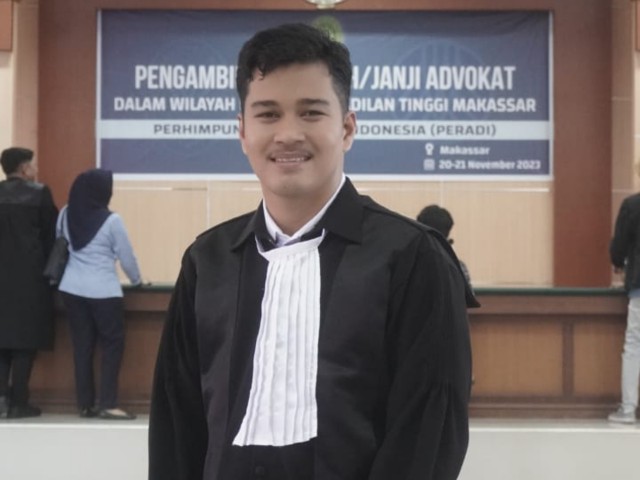 Salah satu advokat muda Takbir