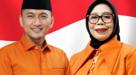 Pasangan calon Wali Kota dan Wakil Wali Kota Palopo Farid Kasim Judas - Nurhaeni. Foto :(Istimewa)