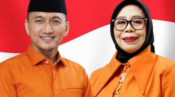 Pasangan calon Wali Kota dan Wakil Wali Kota Palopo Farid Kasim Judas - Nurhaeni. Foto :(Istimewa)