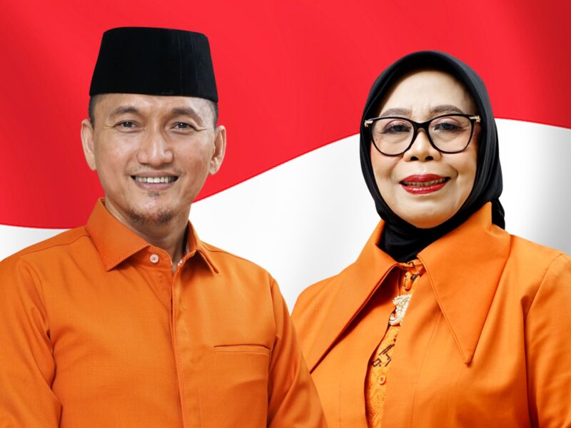 Pasangan calon Wali Kota dan Wakil Wali Kota Palopo Farid Kasim Judas - Nurhaeni. Foto :(Istimewa)