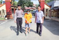 Terduga Pelaku pencurian inisial AS kini diamankan Tim Resmob (27/5). Hal tersebut diungkapkan Kasat Reskrim Polres Tana Toraja, Iptu Arlin Allolayuk, Jumat (30/5/2025) (Foto: Istimewa).
