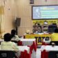 Kapolres Tana Toraja AKBP Budi Hermawan saat menerima kunjungan silaturahmi Pemuda Katolik di Aula Mapolres Tana Toraja, Selasa (6/5/2025) (Foto: Humas).