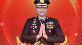 Kapolres Gowa AKBP Muh. Aldy Sulaiman, S.I.K., M.Si., saat menyampaikan ucapan selamat Hari Raya Waisak 2569 BE di Gowa, Senin (12/5/2025) (Foto: Istimewa).