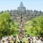 Umat Buddha mengikuti prosesi Waisak 2025 di Candi Borobudur, Magelang, Jawa Tengah, Senin 12 Mei 2025, dengan khidmat dan damai (Foto: Istimewa).