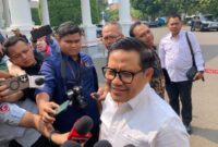 Muhaimin Iskandar, Menteri Koordinator Bidang Pemberdayaan Masyarakat, mewakili Indonesia dalam pelantikan Paus Leo XIV di  di Alun-alun Santo Petrus, Vatikan pada Minggu, (18/5/2025) (Foto: Istimewa).