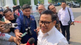 Muhaimin Iskandar, Menteri Koordinator Bidang Pemberdayaan Masyarakat, mewakili Indonesia dalam pelantikan Paus Leo XIV di  di Alun-alun Santo Petrus, Vatikan pada Minggu, (18/5/2025) (Foto: Istimewa).