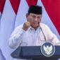 Presiden Prabowo Subianto saat menyampaikan pidato dalam Kongres IV Tidar di Jakarta, Sabtu, (17/5/2025) (Foto: Istimewa).