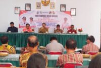 Suasana Musyawarah Desa Khusus (Musdesus) pembentukan Koperasi Desa Merah Putih di Kantor Lembang Tandung Nanggala, Kecamatan Nanggala, Toraja Utara, Rabu (28/5/2025) (Foto: Frederik/Gasingnews).