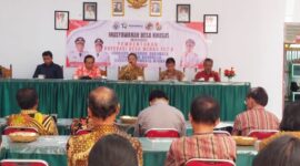 Suasana Musyawarah Desa Khusus (Musdesus) pembentukan Koperasi Desa Merah Putih di Kantor Lembang Tandung Nanggala, Kecamatan Nanggala, Toraja Utara, Rabu (28/5/2025) (Foto: Frederik/Gasingnews).