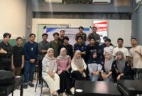 Foto Bersama. Usai melaksanakan debat kandidat bersama anggota dan pengurus HPMB, Rabu (4/6/25).