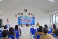 Bimbingan Teknis (Bimtek) Kepenulisan Berbasis Konten Budaya Lokal di aula perpustakaan Toraja Utara, Senin (23/6/25). (Dok. Zul/gasingnews.com)