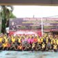 Foto bersama Kepolisian Resor (Polres) Tana Toraja dan personel TNI, dihalaman Mapolres Tana Toraja, Sabtu pagi (28/6/26). (Dok. Humas)