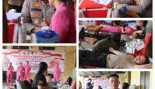 Kepolisian Resor (Polres) Toraja Utara menggelar kegiatan donor darah dalam rangka Bakti Kesehatan Polri menyambut HUT Bhayangkara ke-79, Rabu (11/6/2025) (Foto: Humas).