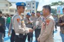 Kasubbid Provos Bidpropam Polda Sulsel, AKBP Andi Baso Rahman, memimpin Gaktiblin) terhadap personel Polres Toraja Utara di Mapolres Toraja Utara, Selasa (15/7/2025) (Foto: Humas).