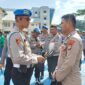 Kasubbid Provos Bidpropam Polda Sulsel, AKBP Andi Baso Rahman, memimpin Gaktiblin) terhadap personel Polres Toraja Utara di Mapolres Toraja Utara, Selasa (15/7/2025) (Foto: Humas).