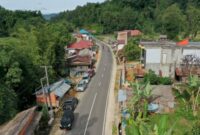Salah satu jalan poros yang telah diperbaiki Pemprov Sulsel di Toraja Utara. Foto : (Humas Pemprov Sulsel)