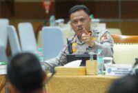 Kakorlantas Polri Irjen Pol Agus Suryonugroho dalam keterangannya menindak puluhan ribu pelanggaran dalam Operasi Patuh Pallawa 2025 di Indonesia, Rabu (16/7/2025) (Foto: Istimewa).