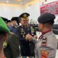 Kapolres Toraja Utara AKBP Stephanus Luckyto A.W menghadiri upacara pengukuhan Paskibraka 2025 di Hotel Bobatu Hera, Tallunglipu, Toraja Utara, Jumat (15/8/2025) (Foto: Humas).