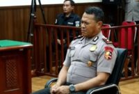 Kompol Kosmas K Gae saat menghadiri sidang Komisi Kode Etik Polri (KKEP) terkait kasus tewasnya pengemudi ojol Affan Kurniawan di Gedung TNCC, Mabes Polri, Jakarta Selatan, Rabu (3/9/2025) (Foto: Istimewa).