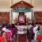 Suasana perayaan Natal bersama keluarga besar Kodim 1414/Tator yang berlangsung penuh khidmat dan kebersamaan di Makodim 1414/Tator, Tana Toraja, Senin (06/01/2026) (Foto: Humas).